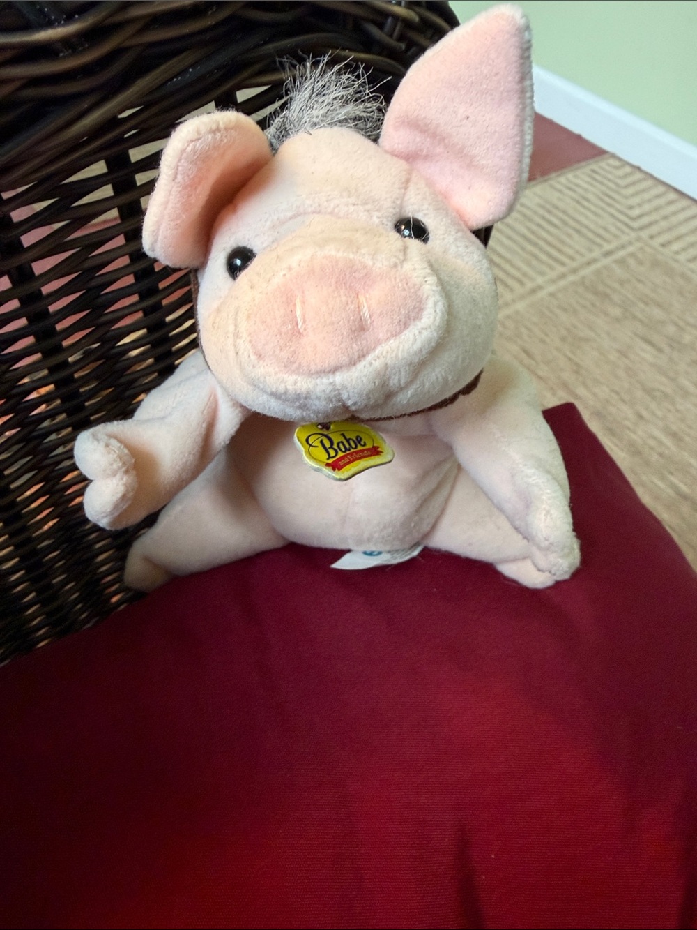 Babe Movie, “My Friend Babe” Small Pink Plush